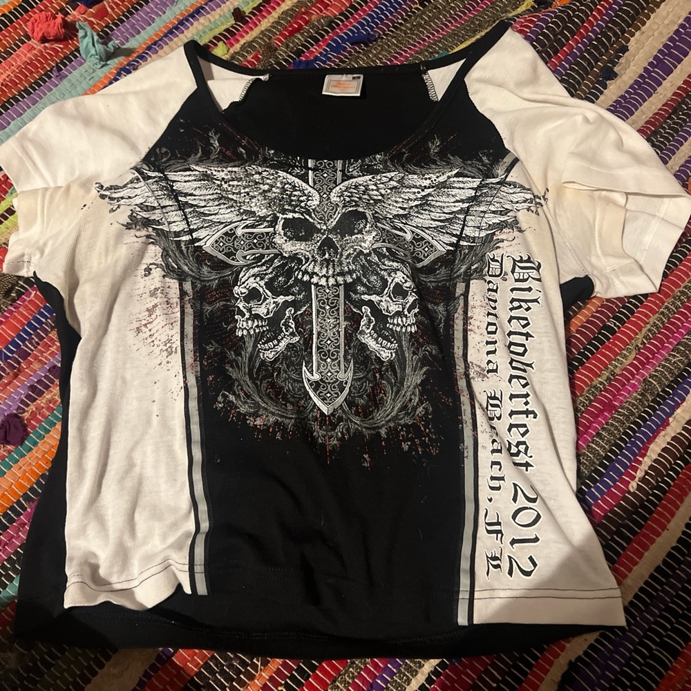 Black and White Graphic Tee